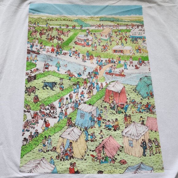 EUC, Men's, "Where's Waldo", Long Sleeved Shirt - Picture 6 of 7